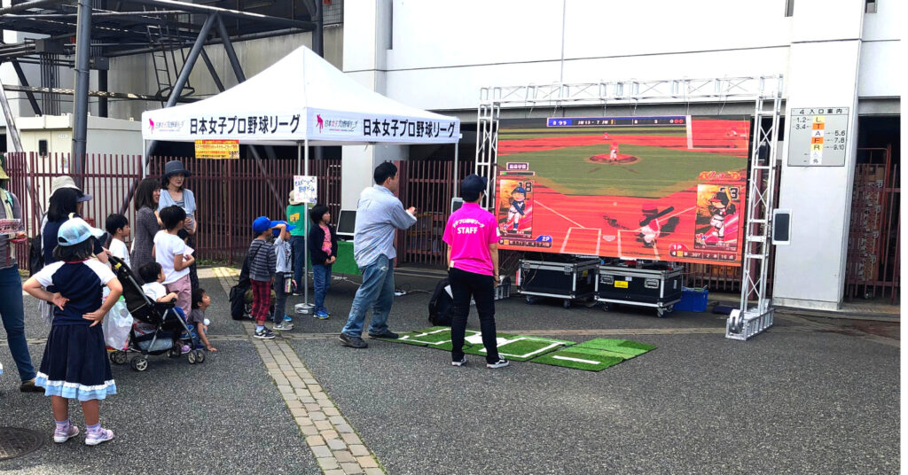 ゲームのデジタルサイネージ