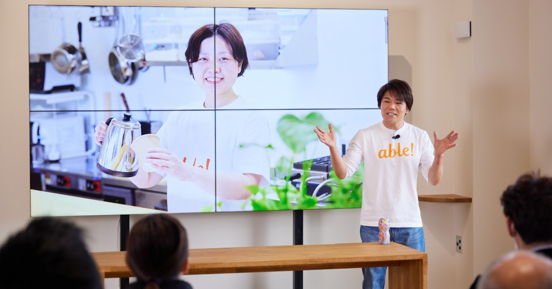 マルチディスプレイでプレゼンテーションをする | ヤマトサイネージ マルチディスプレイでプレゼンテーションをする