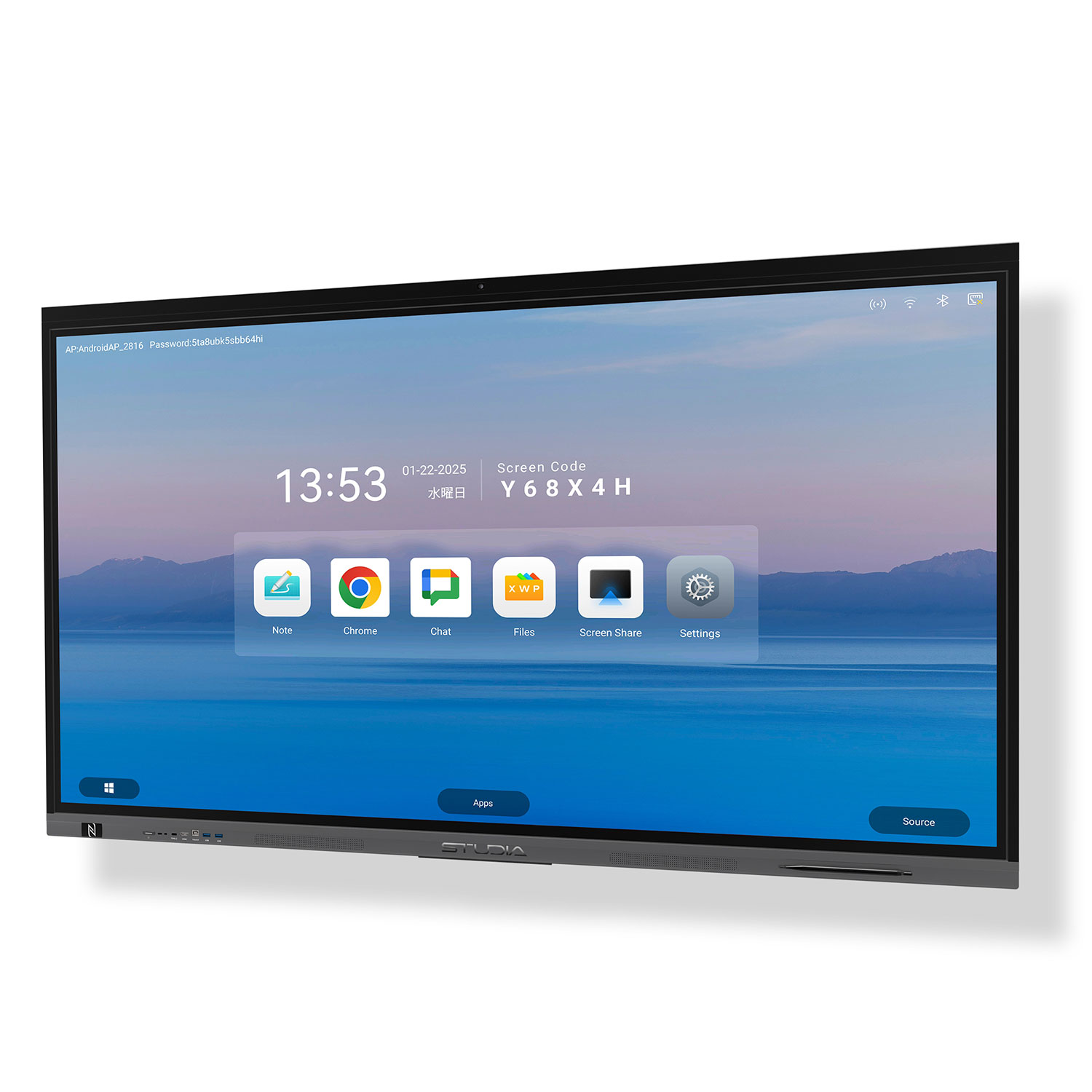 65インチ電子黒板STUDIA | 4K・タッチ対応 屋内用ディスプレイYSD