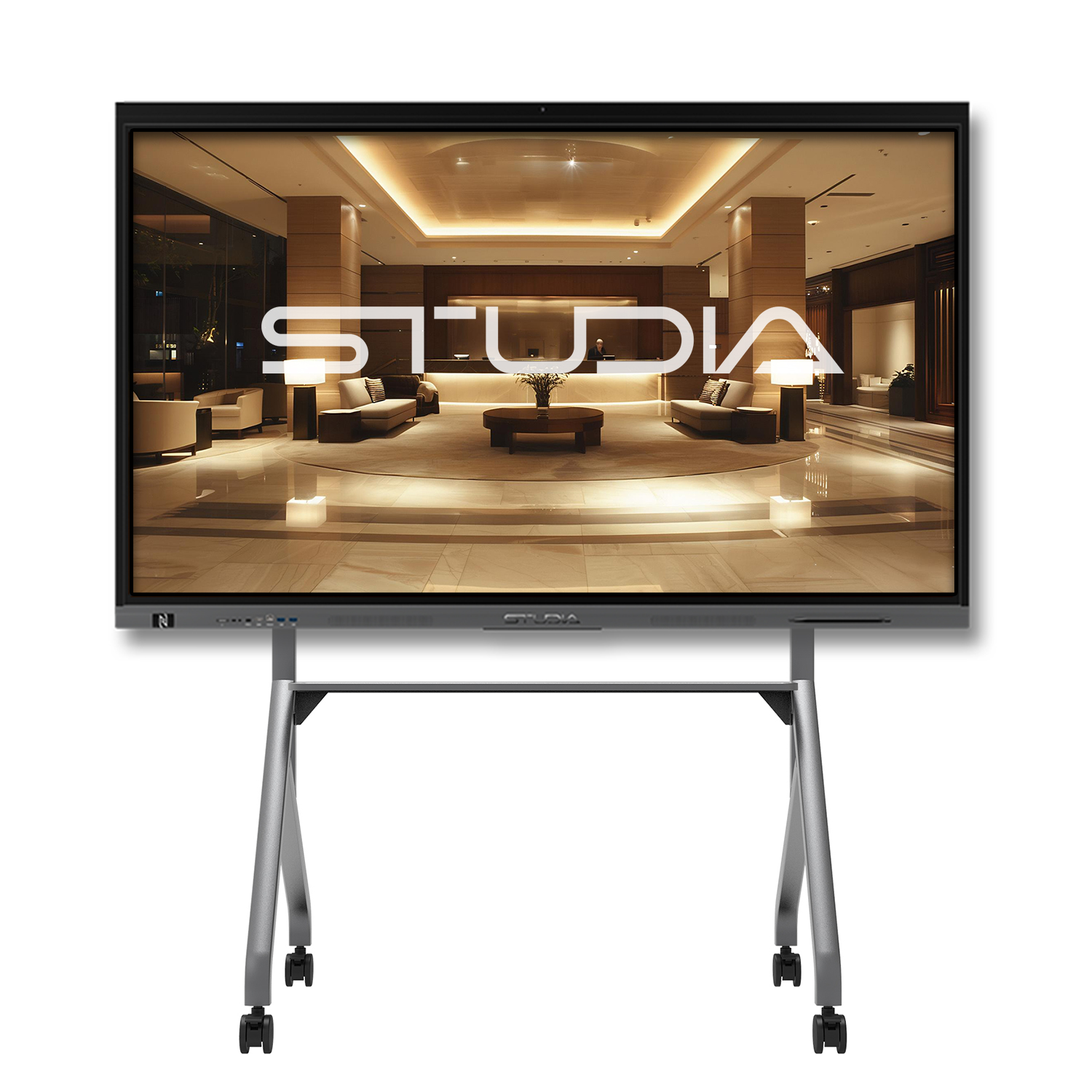 電子黒板STUDIA用キャスタースタンド（65-86インチ対応）YSD-ST41B