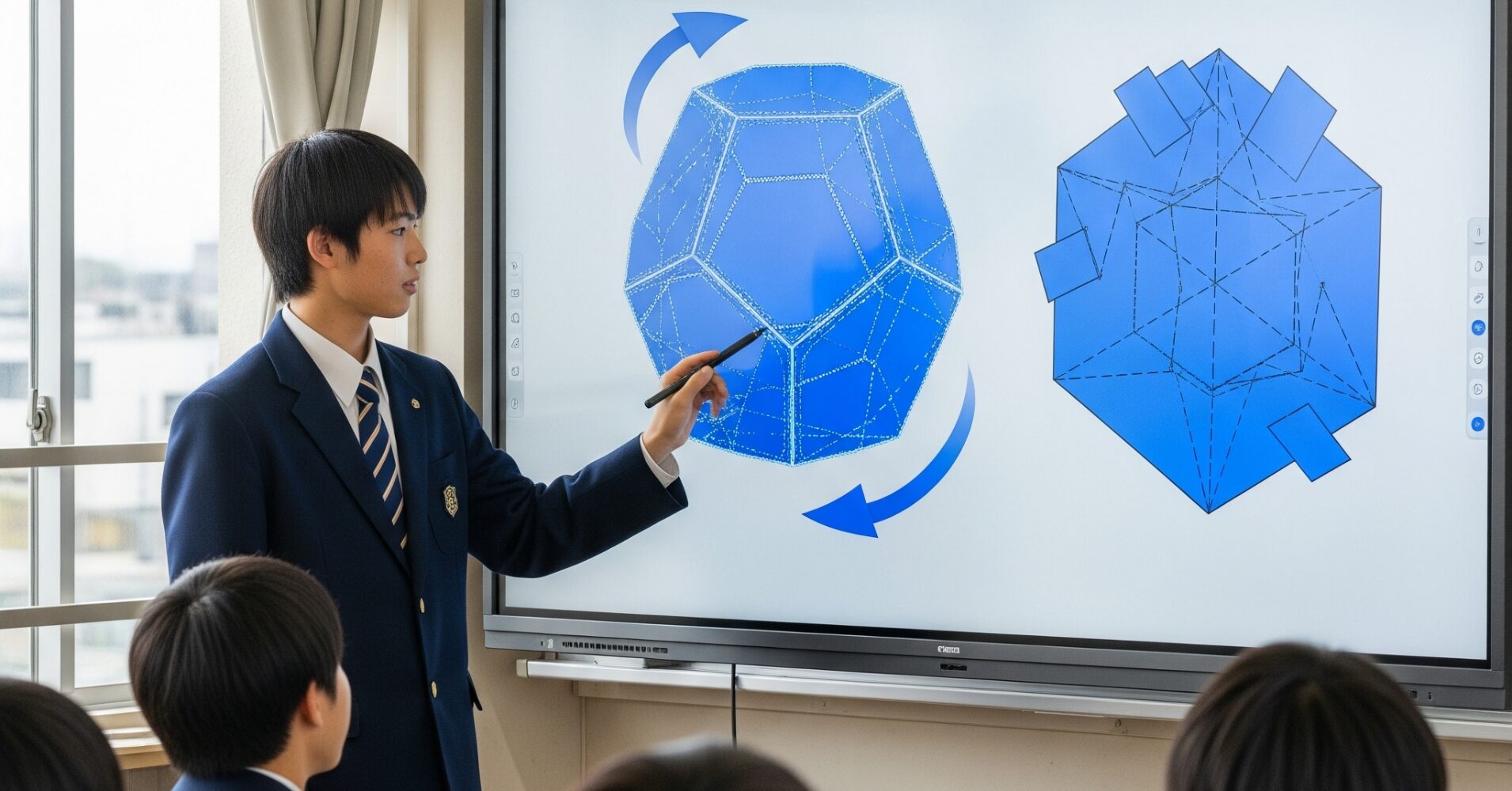 電子黒板で数学が変わる！論理的思考を育む中学校のICT活用術